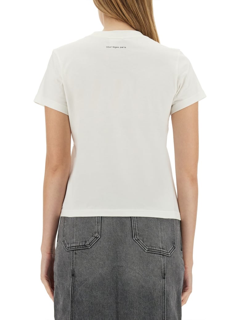 logo t-shirt in white by Selfnex