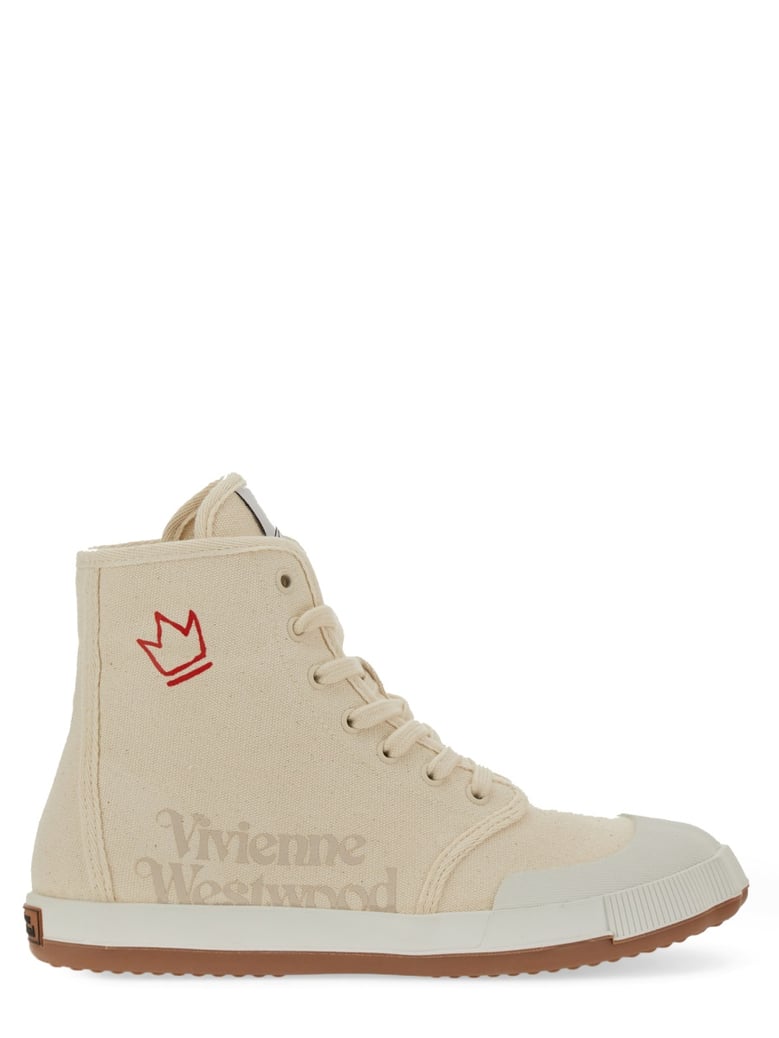 high top sneaker in white by Selfnex