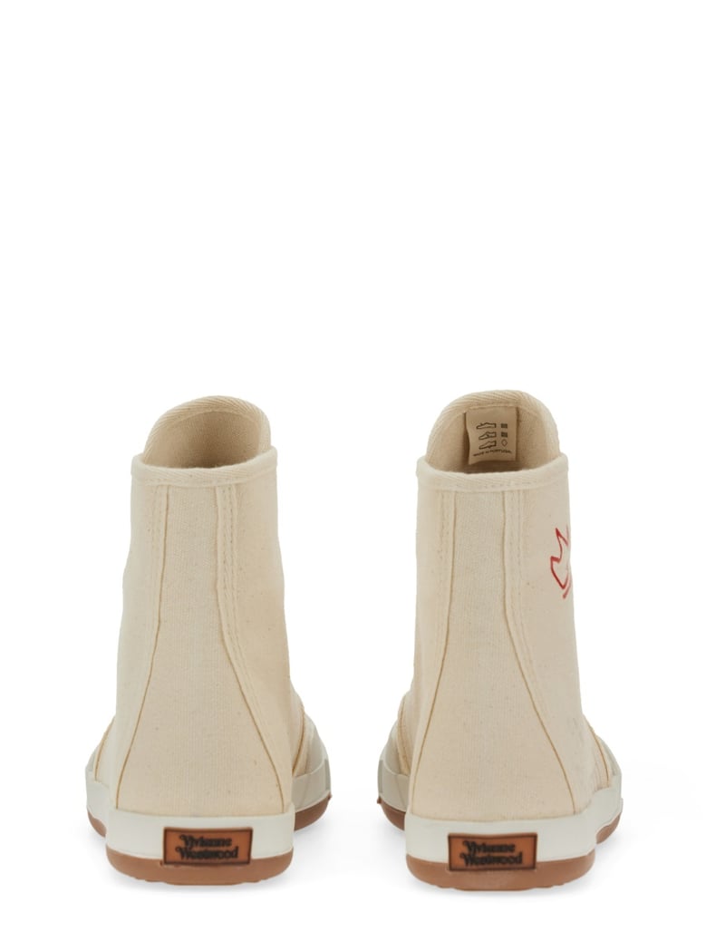 high top sneaker in white by Selfnex
