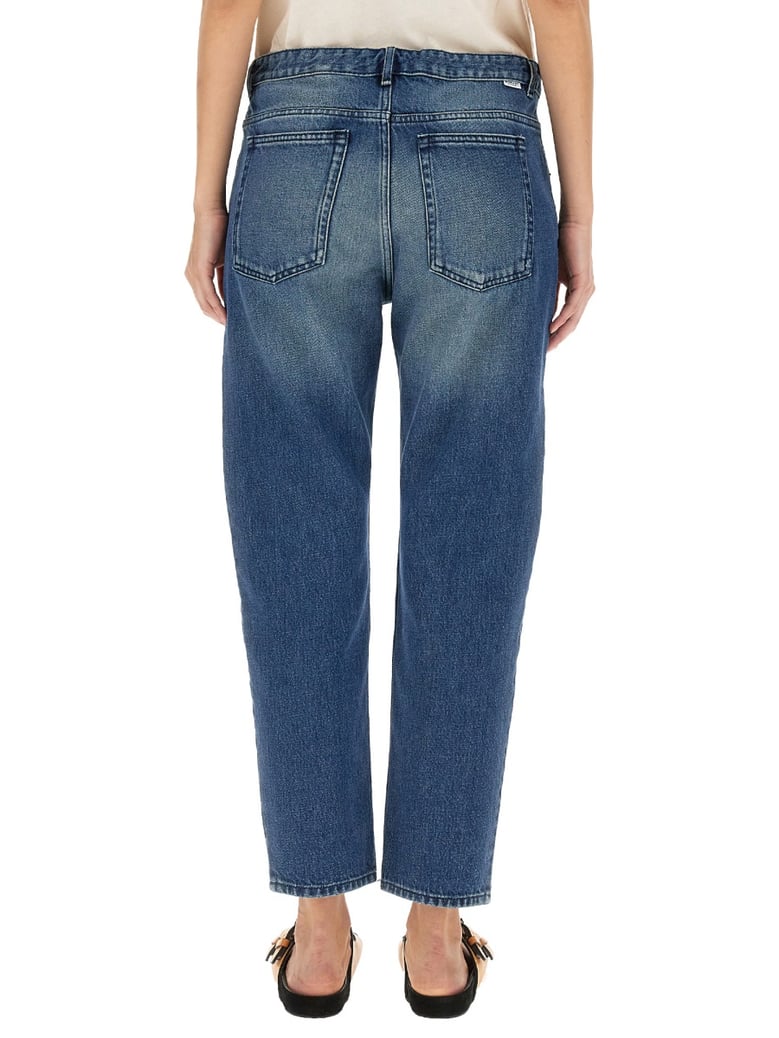 nea jeans with button closure by Selfnex