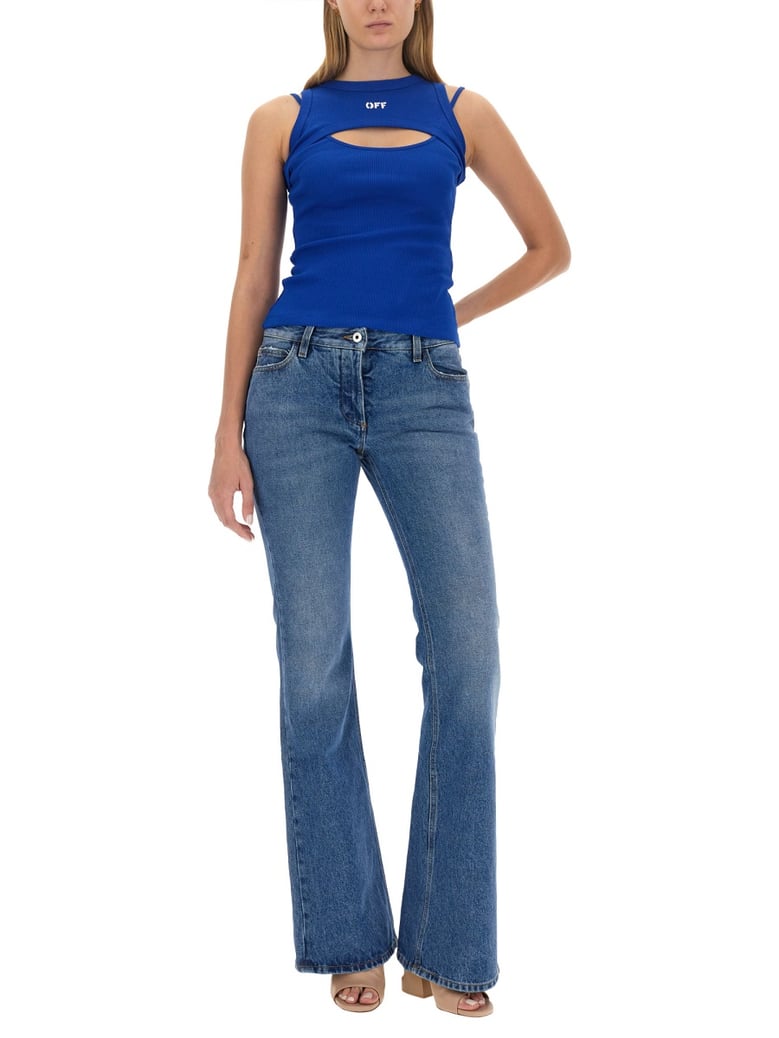 flare jeans by Selfnex