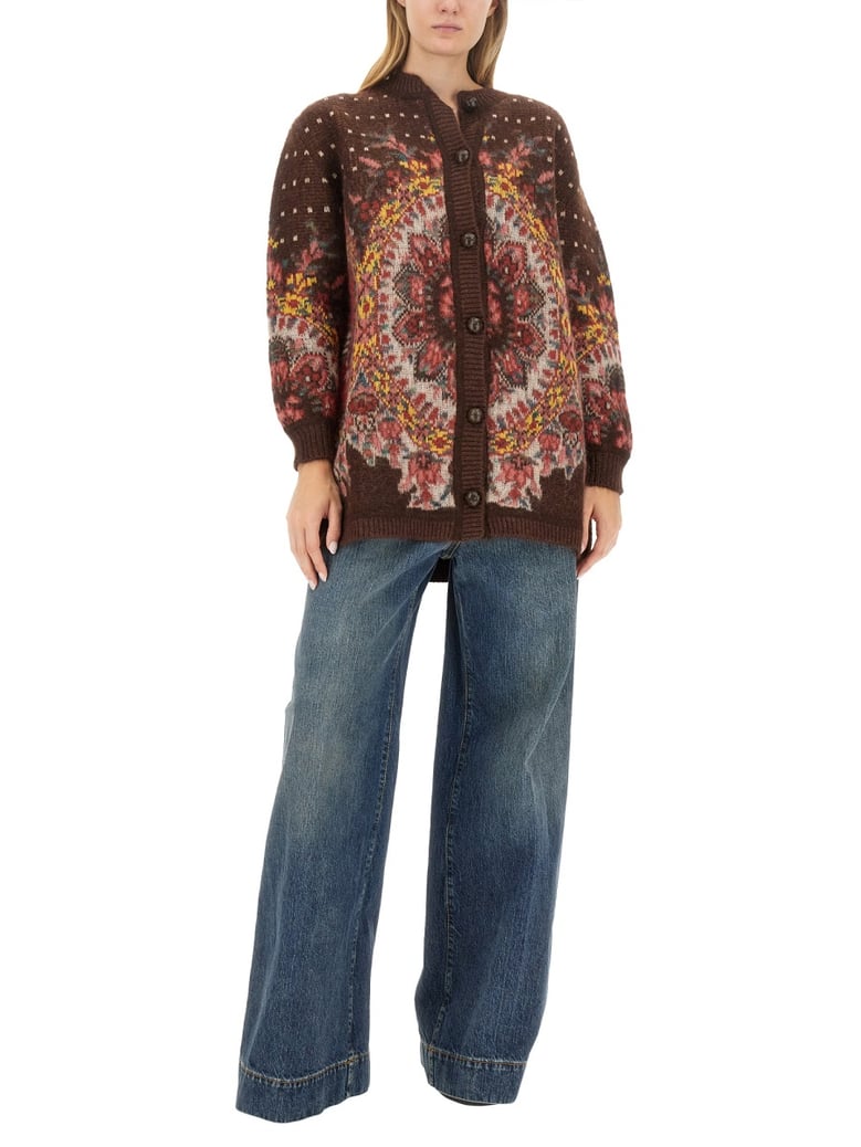 jeans with embroidered pegasus by Selfnex