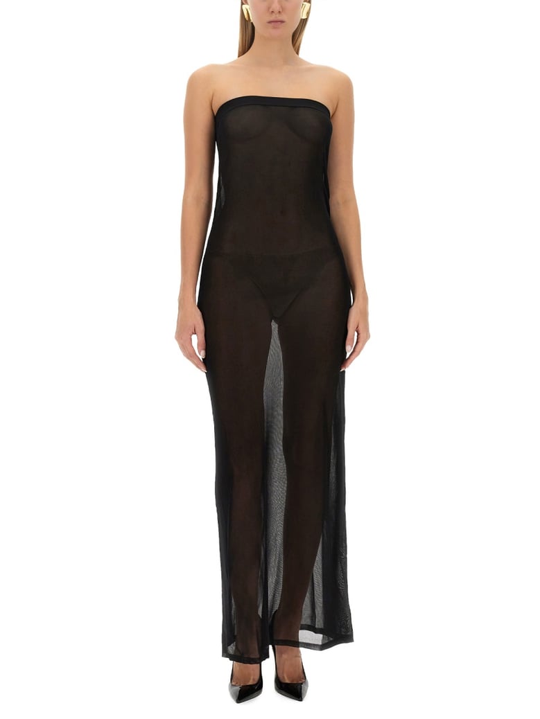 strapless dress by Selfnex