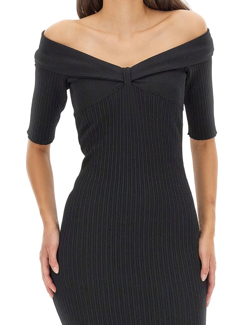 off-the-shoulder dress by Selfnex