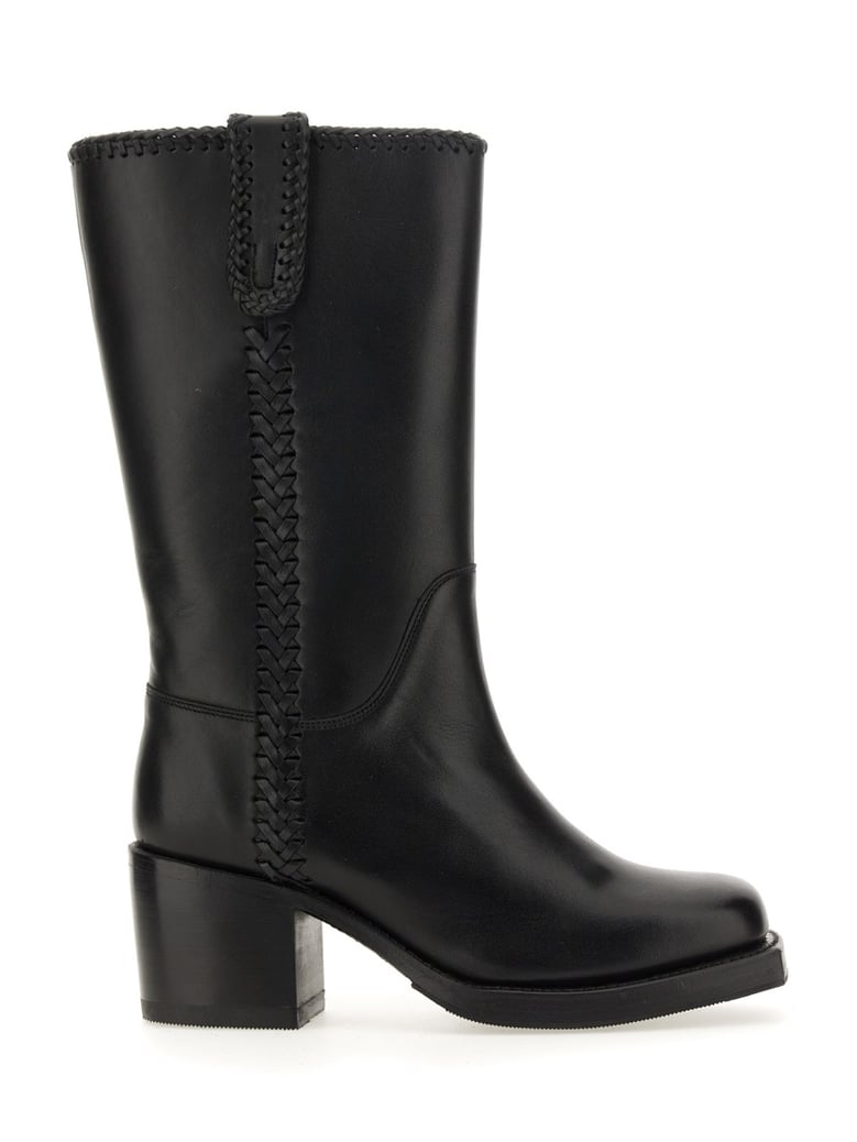 boot aumandra in black by Selfnex