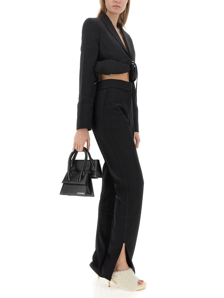 tibau pants in black by Selfnex