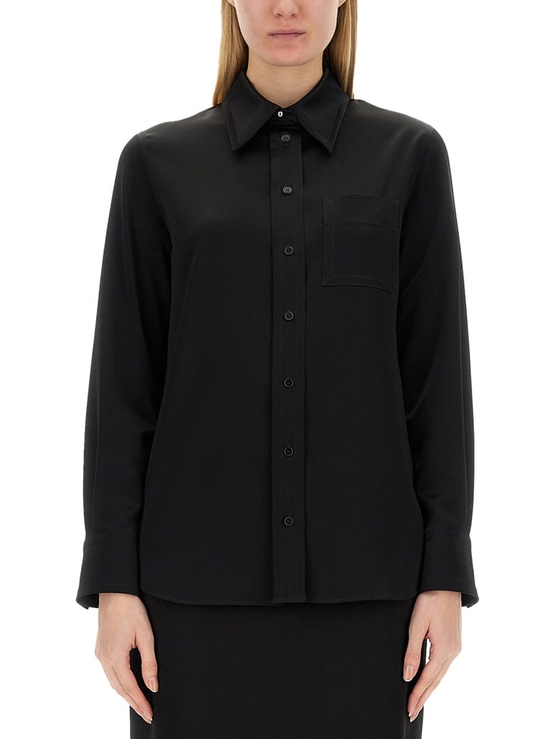 crepe de chine shirt by Selfnex