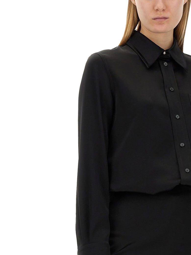 crepe de chine shirt by Selfnex