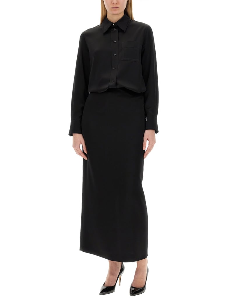 crepe de chine shirt by Selfnex