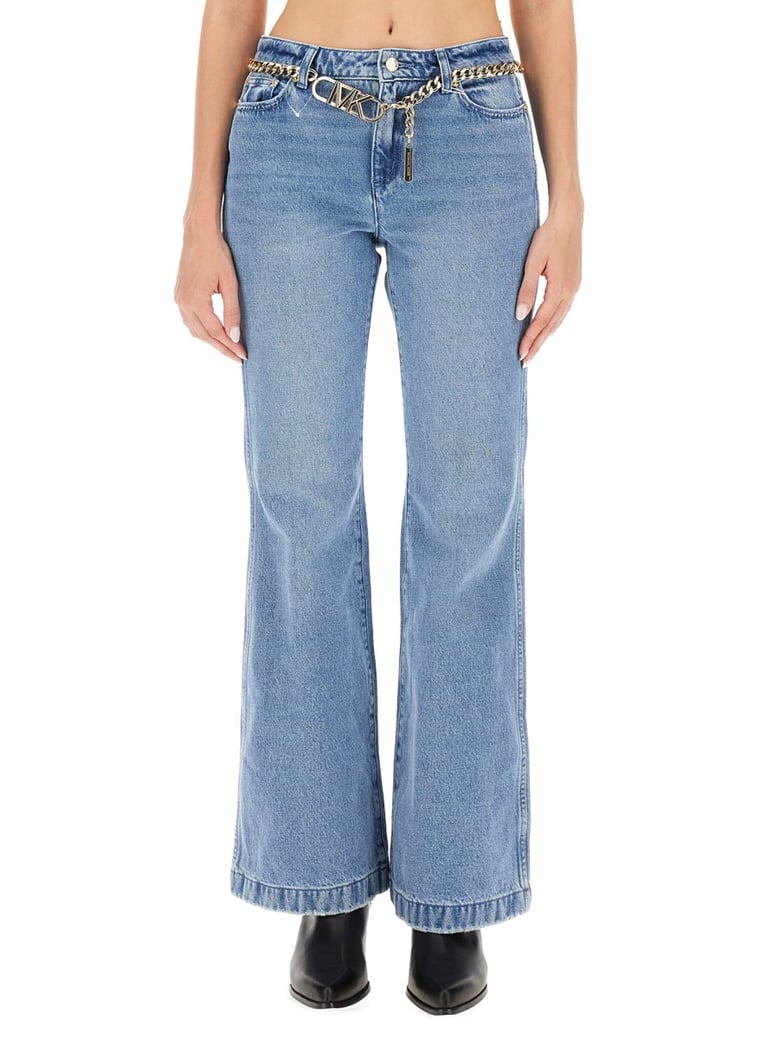 flare fit jeans by Selfnex
