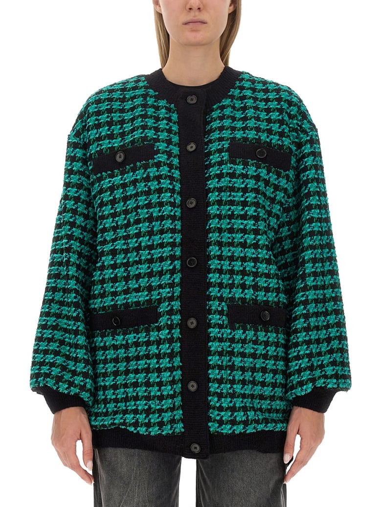 houndstooth tweed jacket by Selfnex