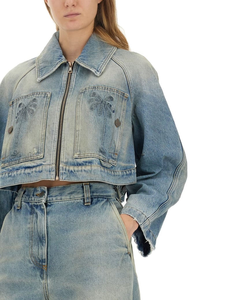 cropped fit jacket by Selfnex