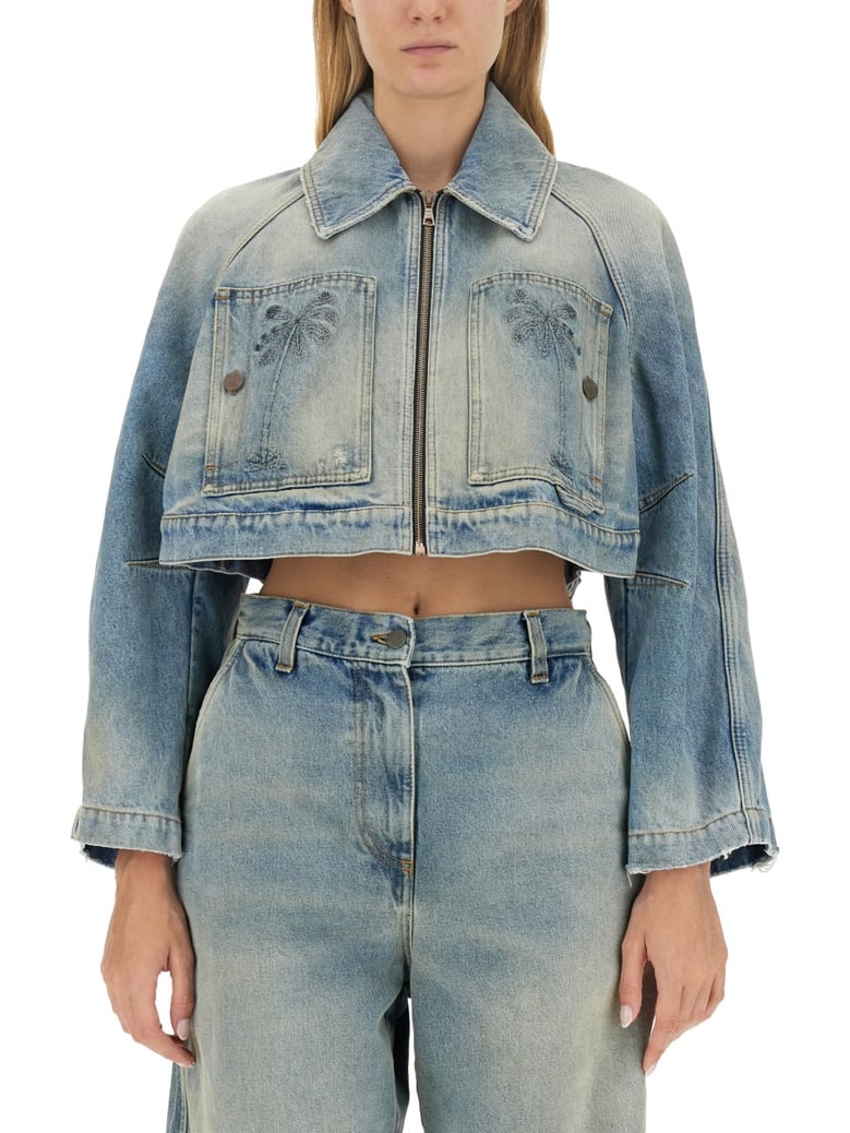 cropped fit jacket by Selfnex