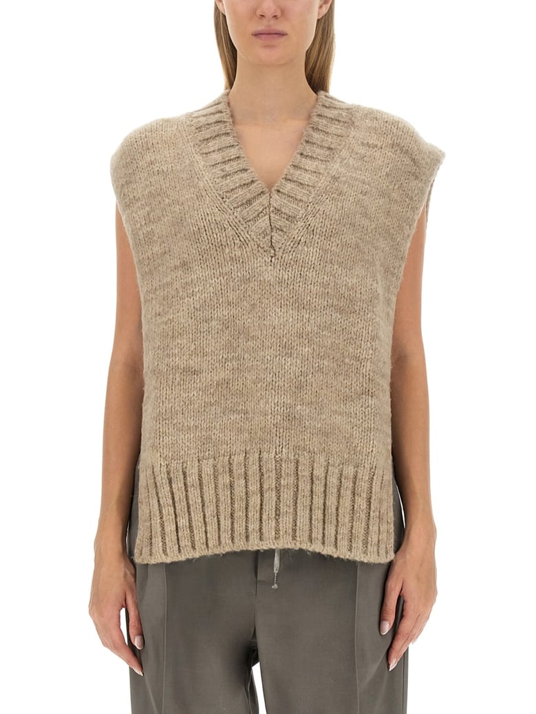 knitted vest by Selfnex