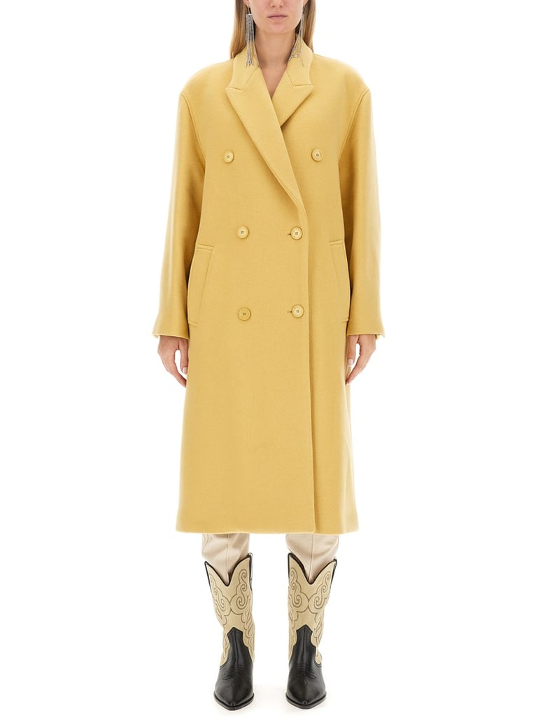 theodore coat in yellow by Selfnex