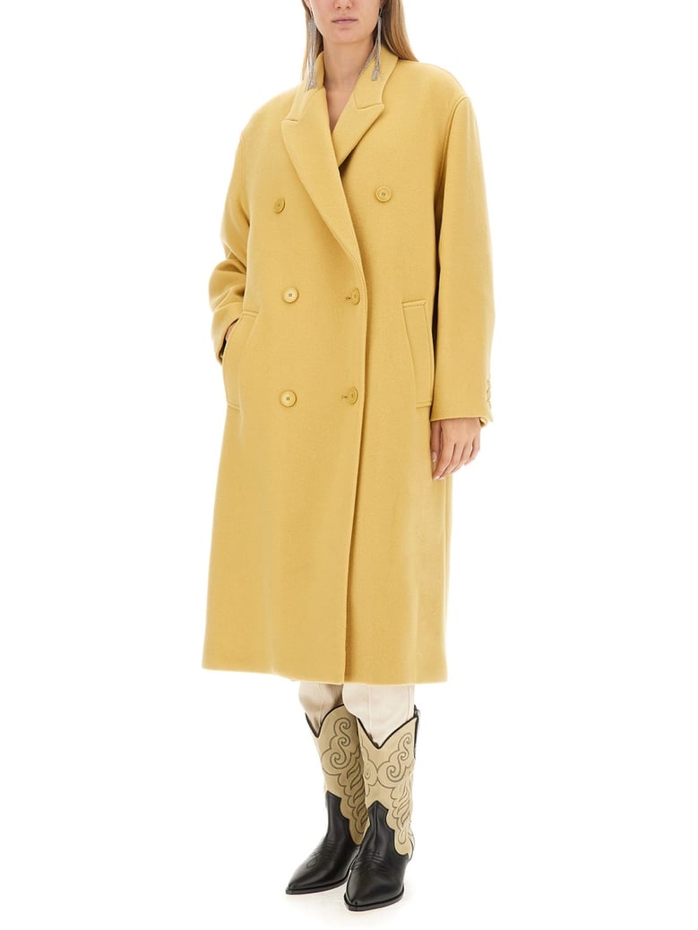 theodore coat in yellow by Selfnex