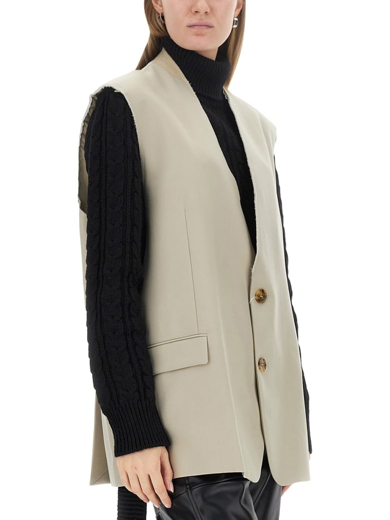 single-breasted vest by Selfnex