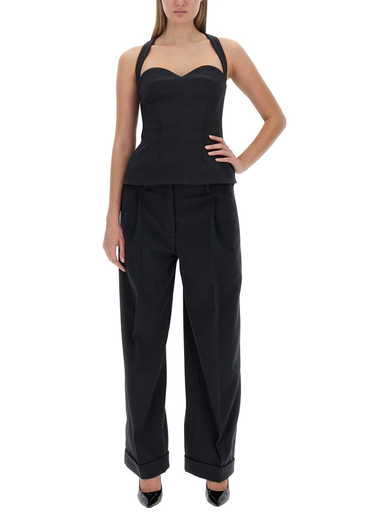 wide leg trousers by Selfnex