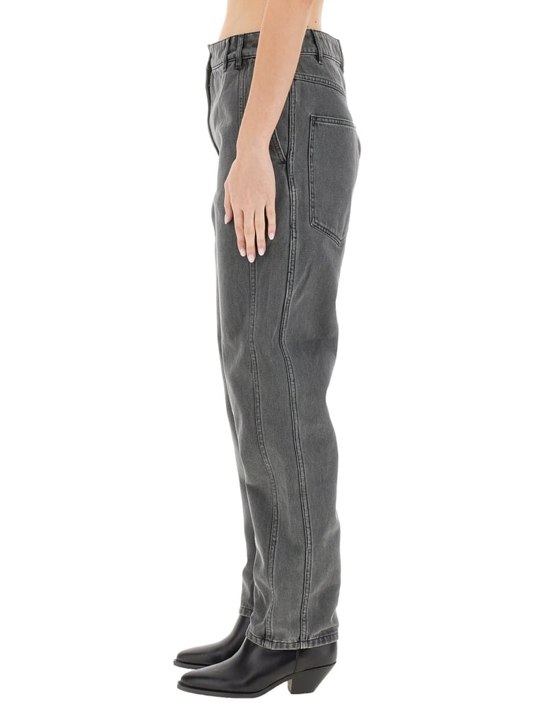 cargo pants in grey by Selfnex