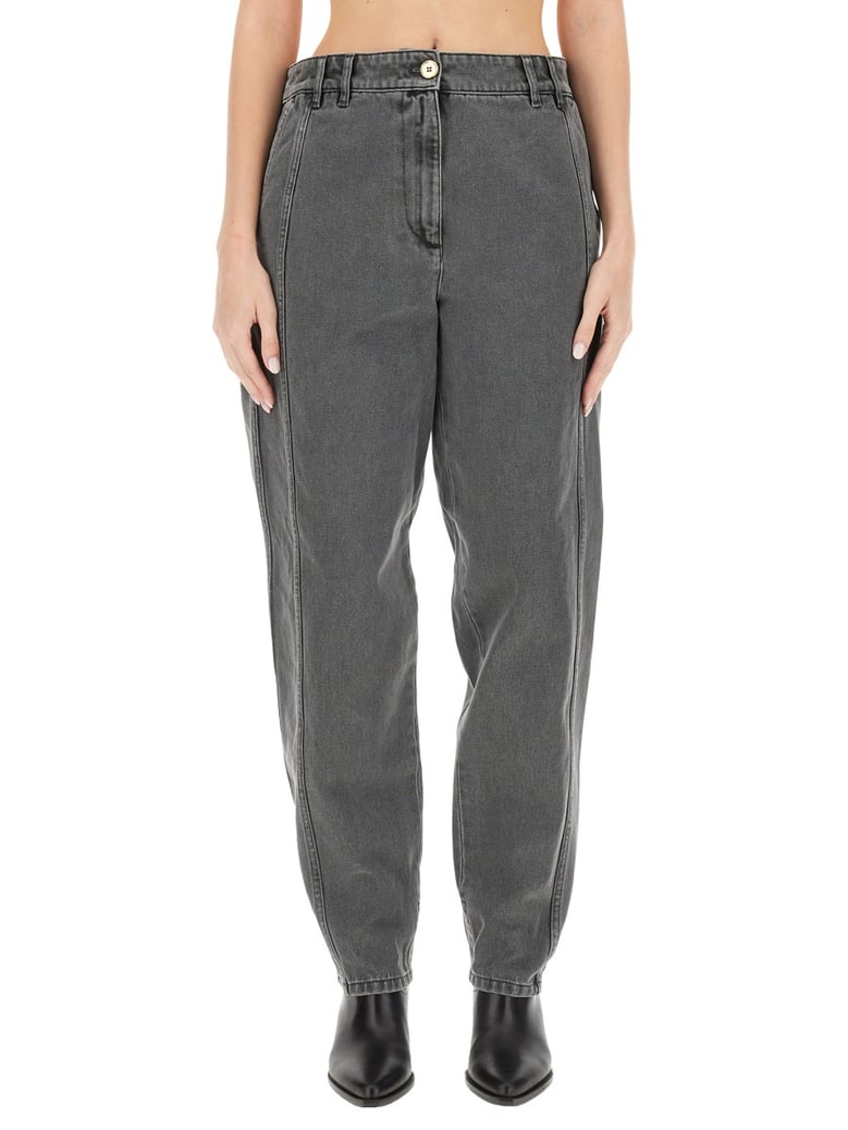cargo pants in grey by Selfnex