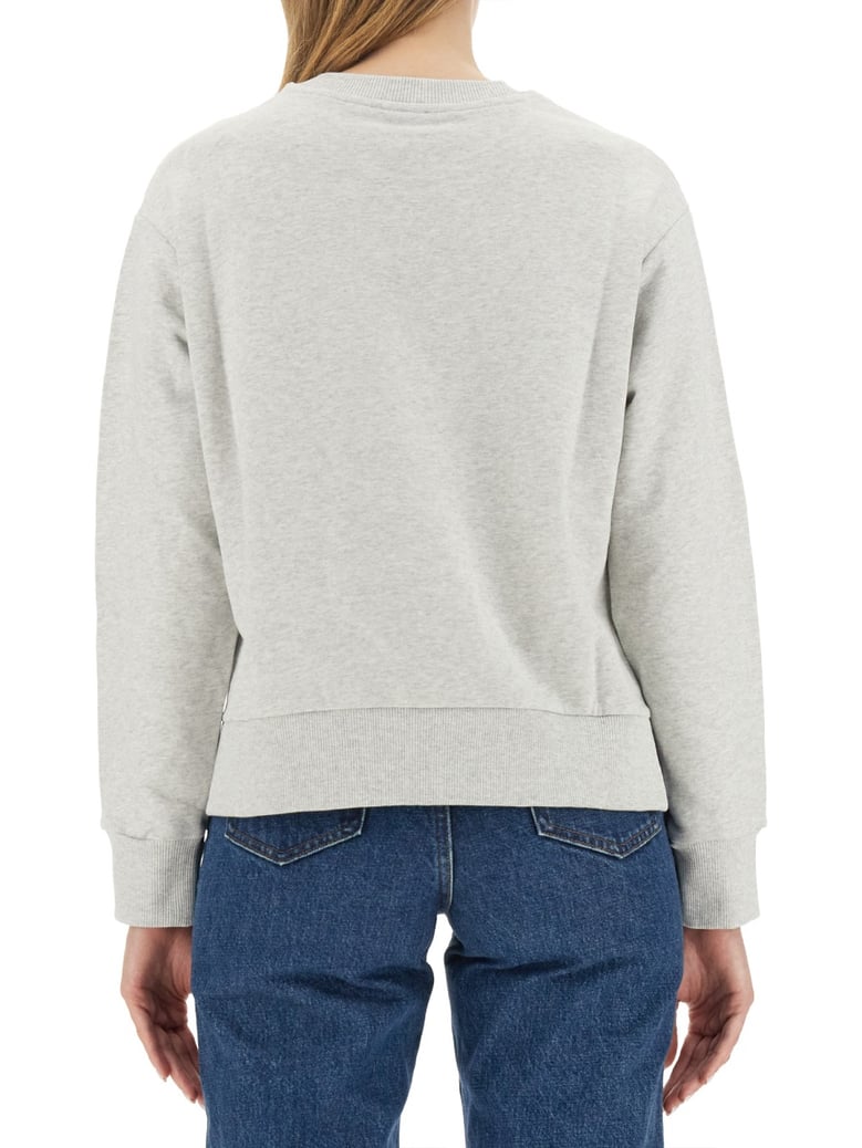 sweatshirt with logo grey by Selfnex