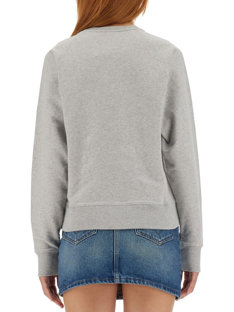 fox campus sweatshirt in grey by Selfnex