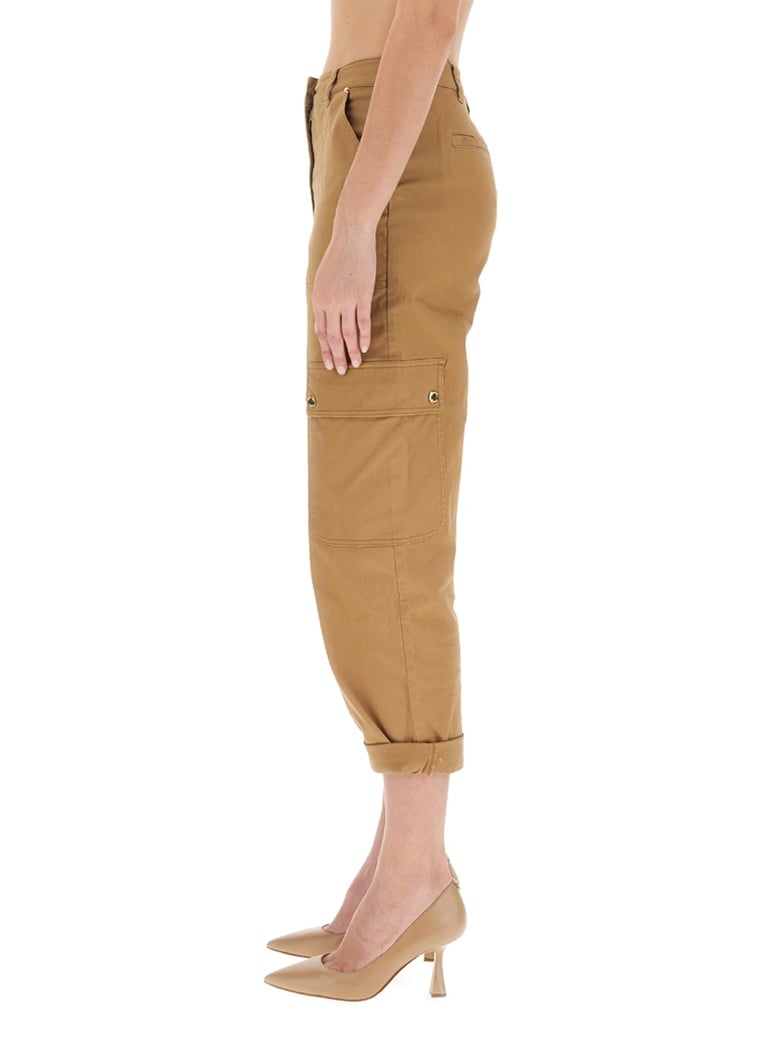 beige cargo pants by Selfnex
