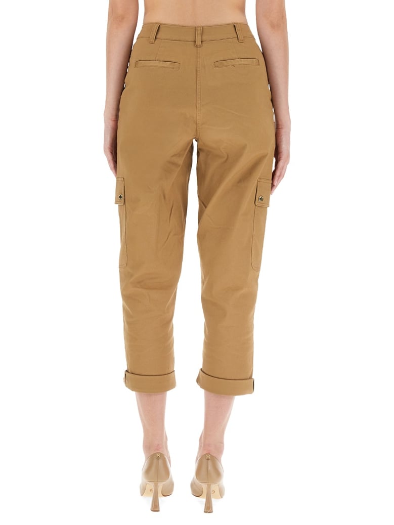 beige cargo pants by Selfnex