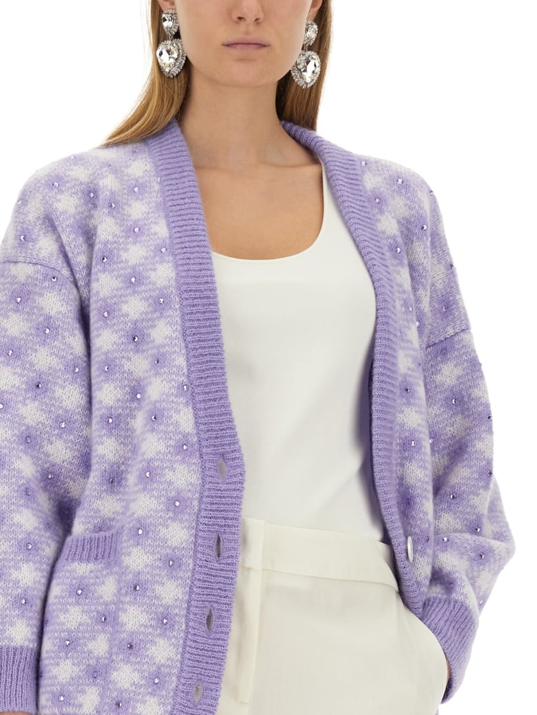 v-neck cardigan by Selfnex