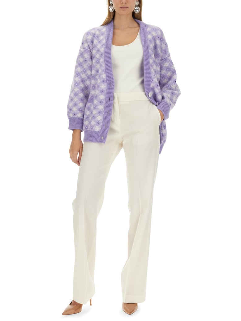 v-neck cardigan by Selfnex