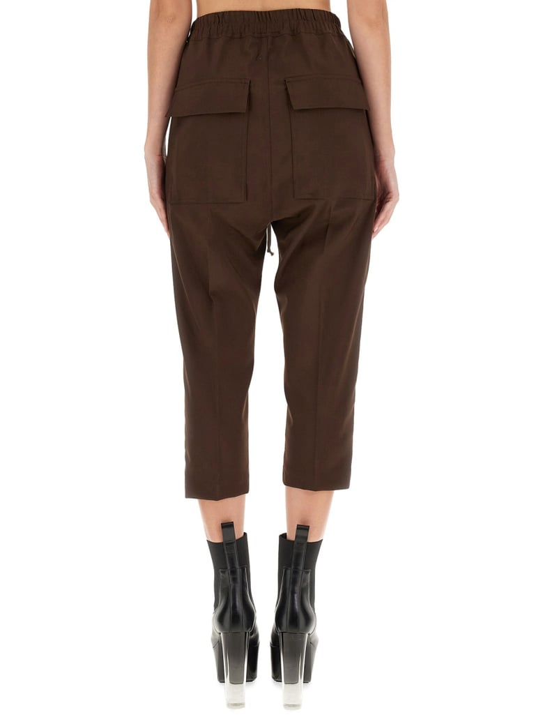 drawstring cropped pants by Selfnex