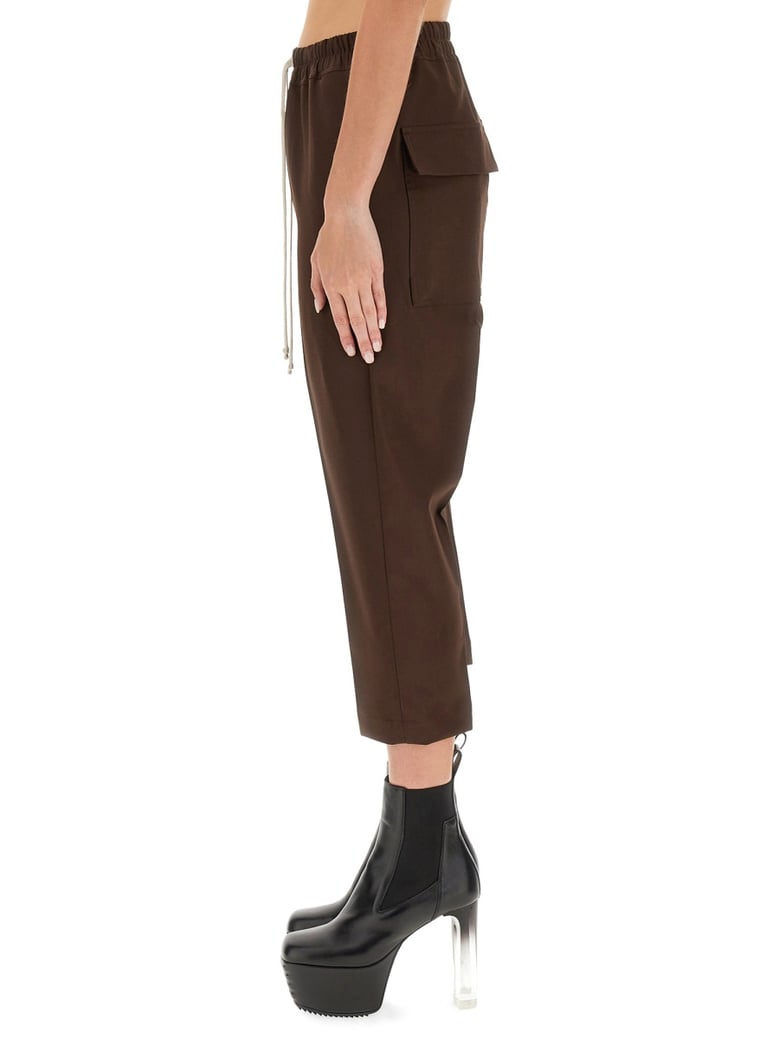 drawstring cropped pants by Selfnex