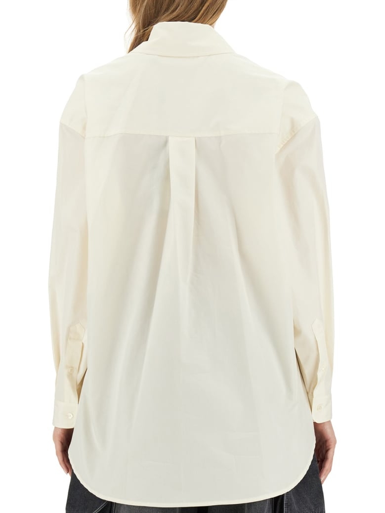 shirt with embroidered logo by Selfnex