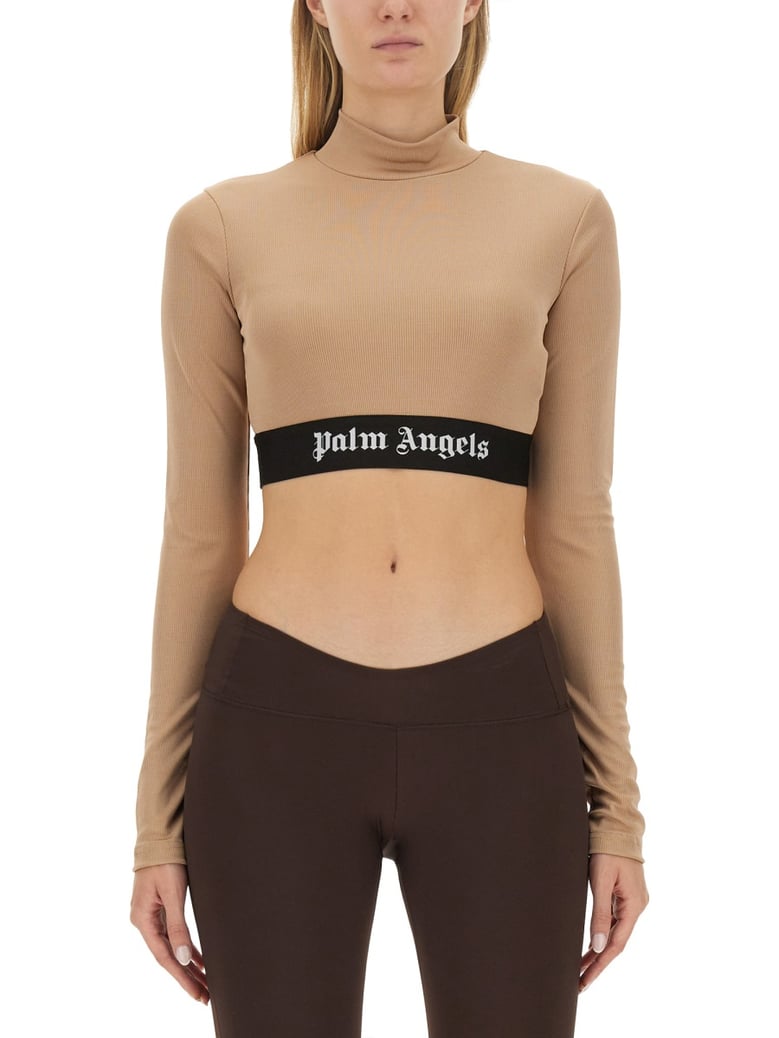 cropped top with logo by Selfnex