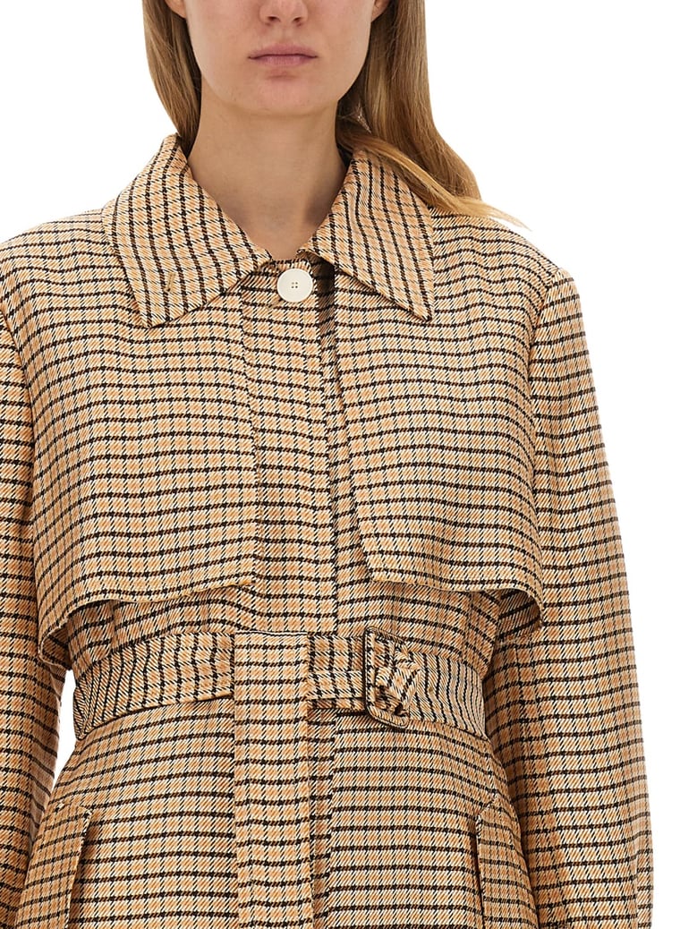 belted trench coat by Selfnex