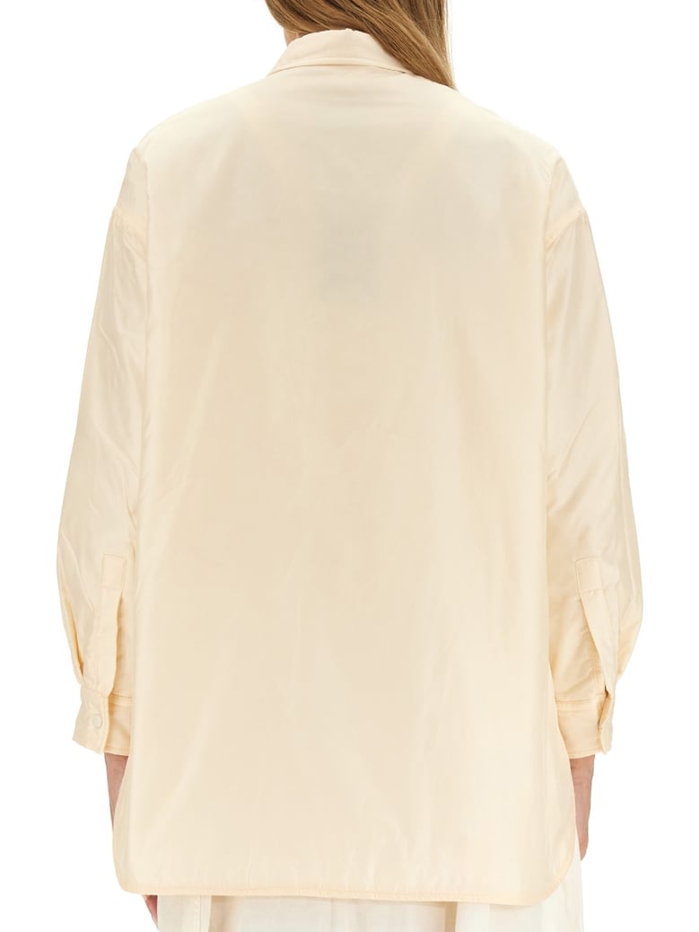 basquiat shirt in ivory by Selfnex