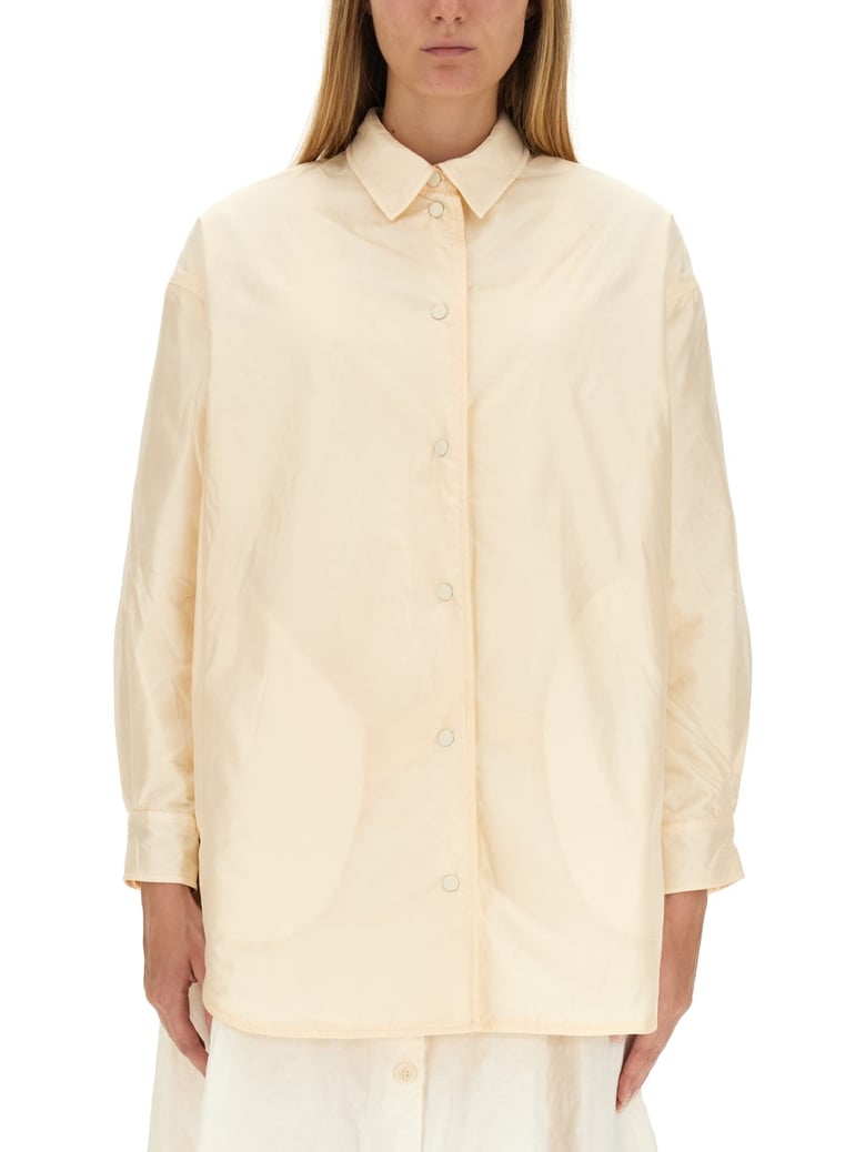 basquiat shirt in ivory by Selfnex