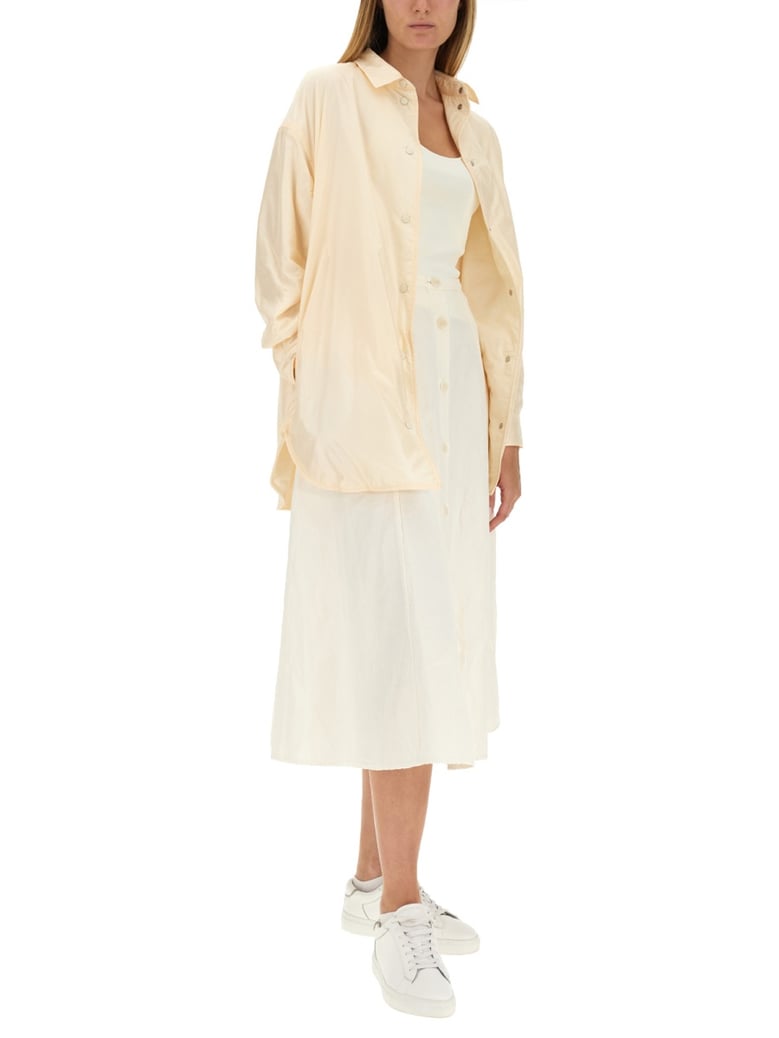 basquiat shirt in ivory by Selfnex