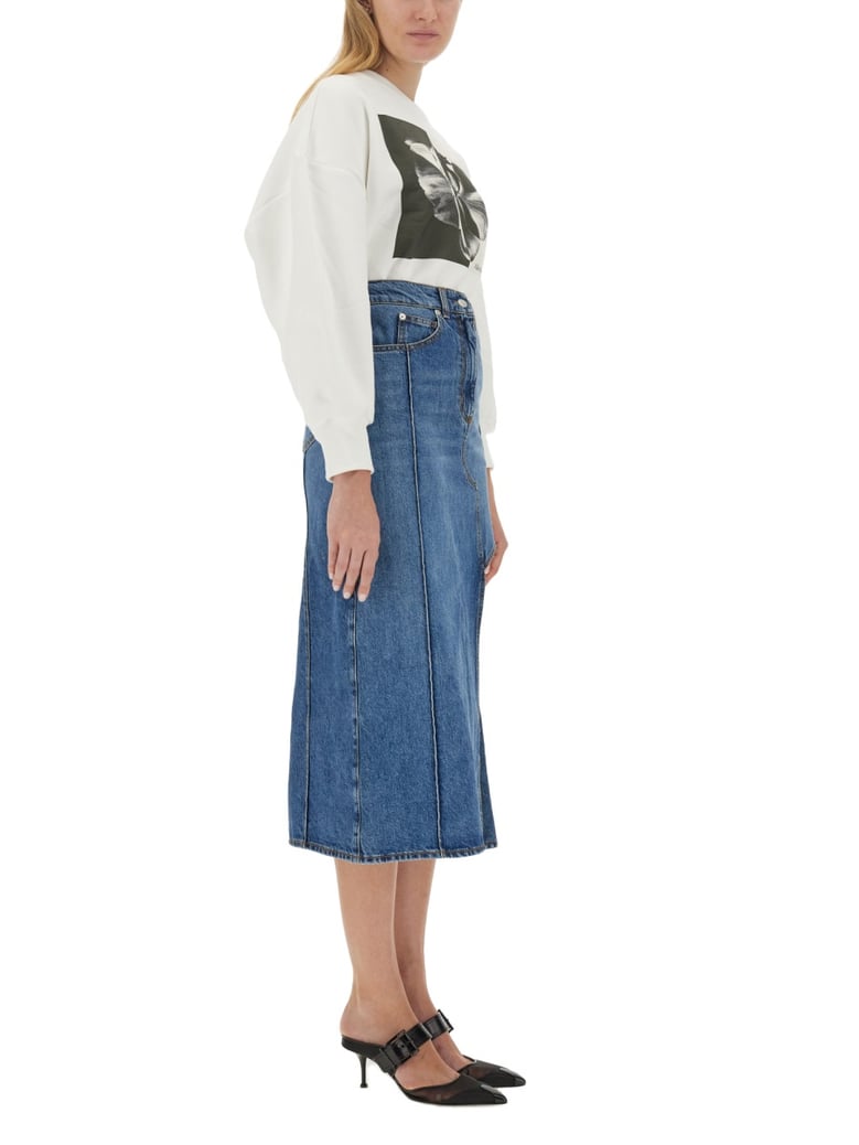 pencil skirt with cut-out by Selfnex