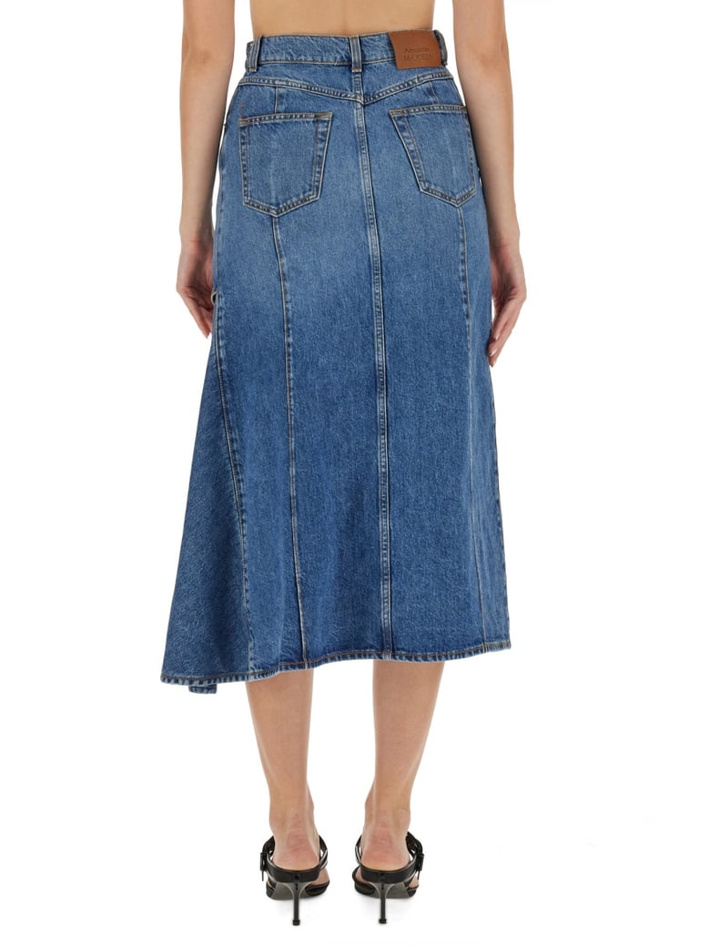 pencil skirt with cut-out by Selfnex