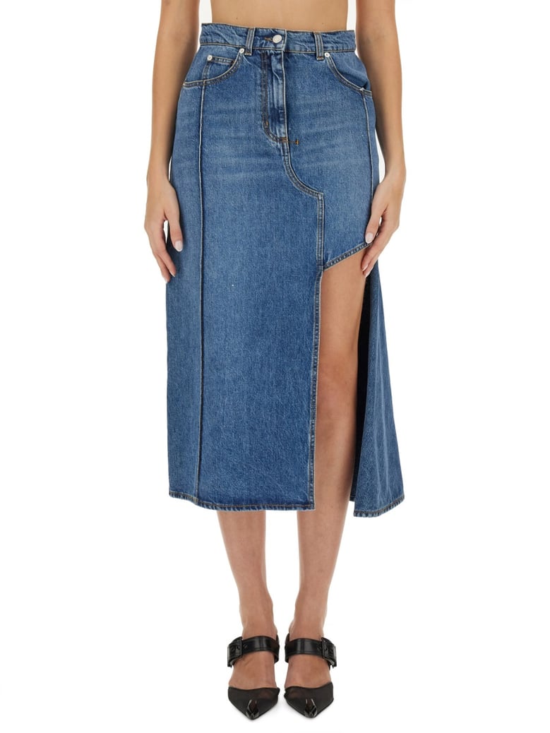 pencil skirt with cut-out by Selfnex