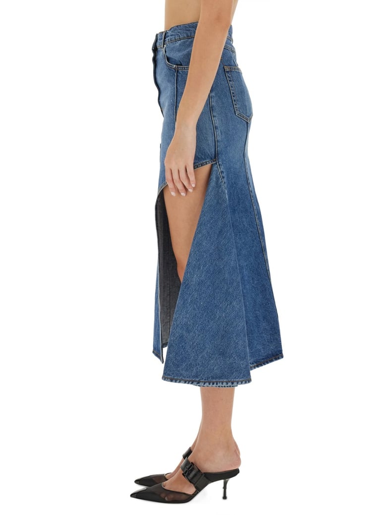 pencil skirt with cut-out by Selfnex