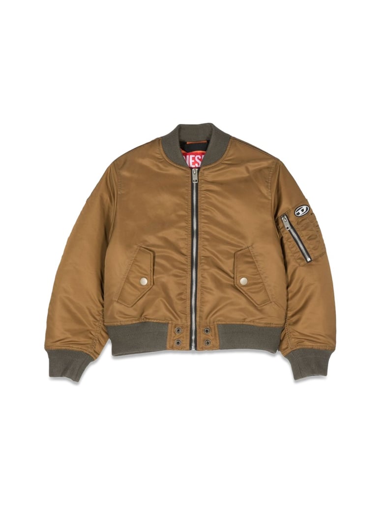 bomber jacket brown by Selfnex