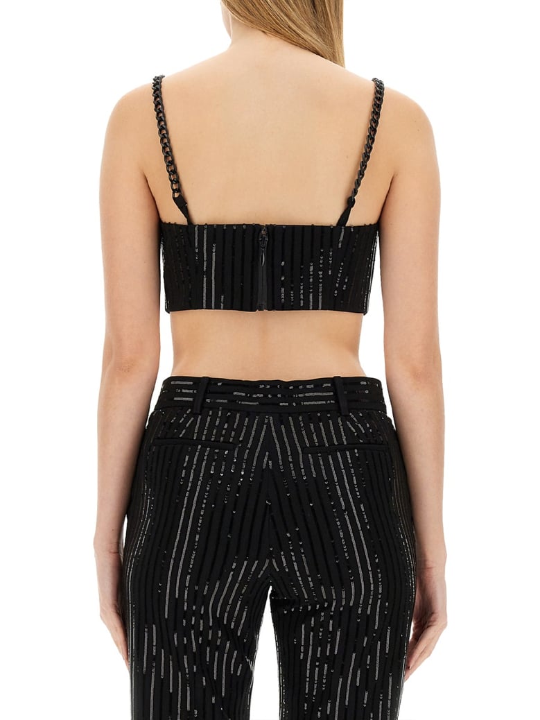 crepe bustier top by Selfnex