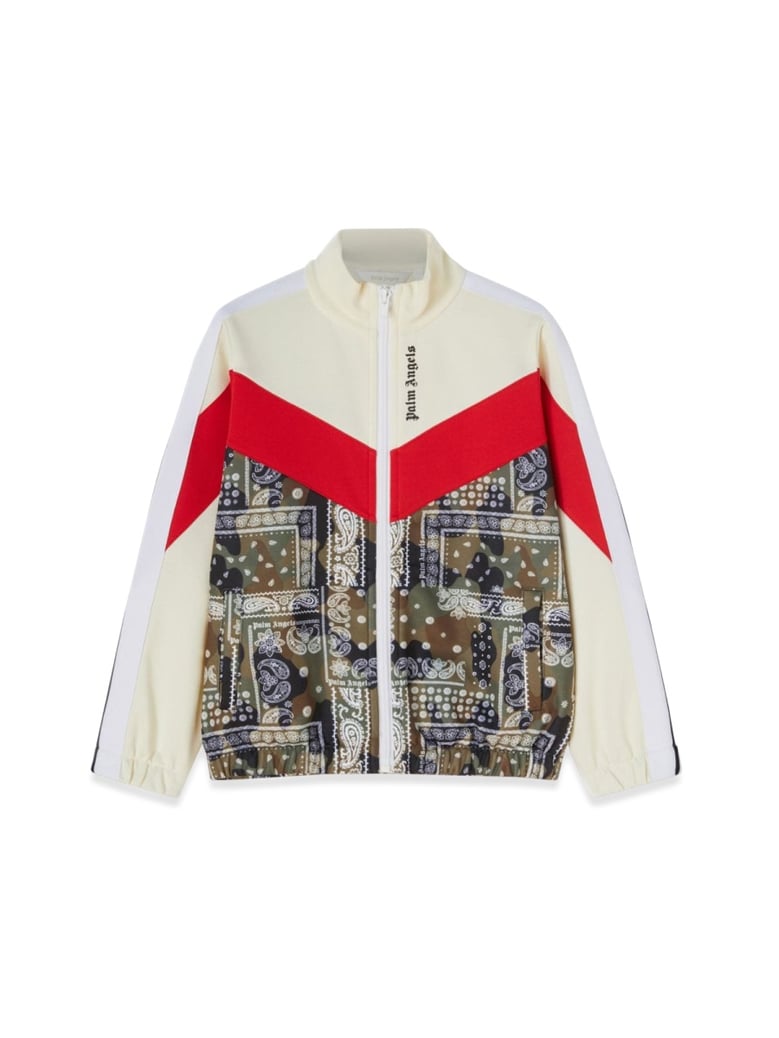 track jacket white by Selfnex