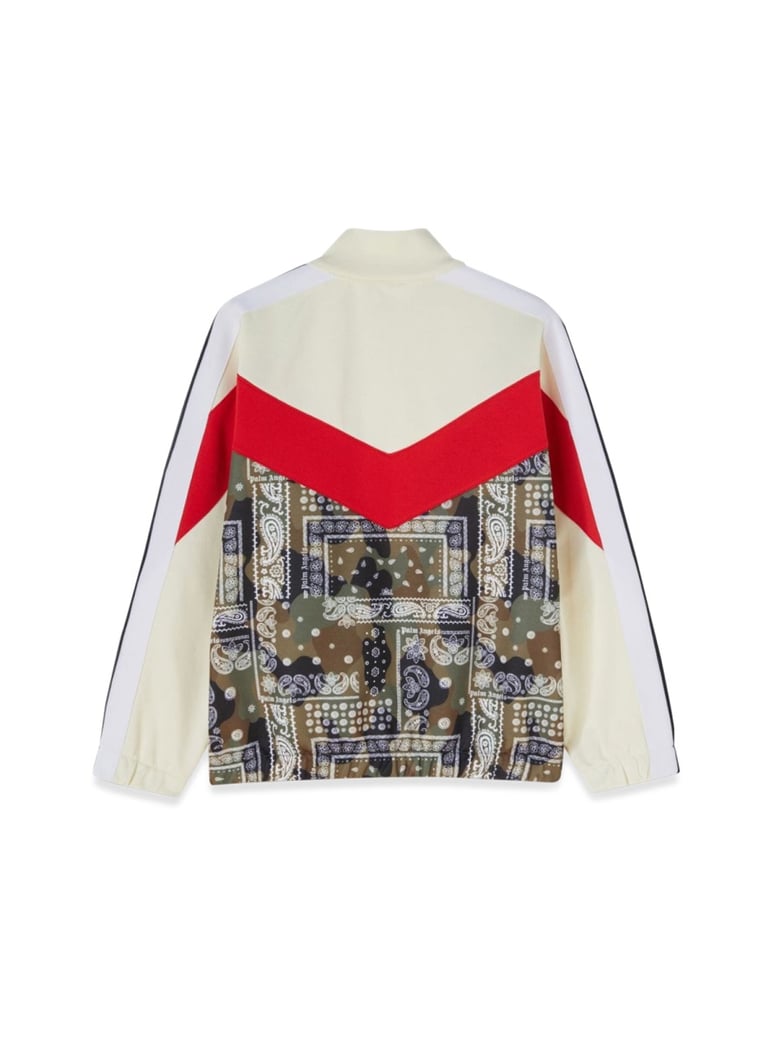track jacket white by Selfnex