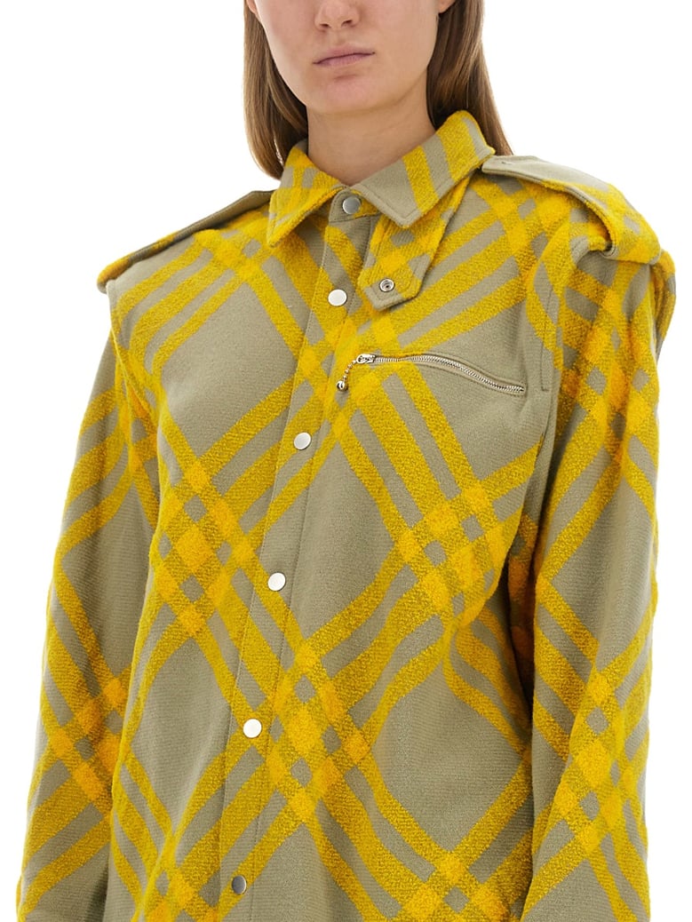 shirt with check pattern by Selfnex