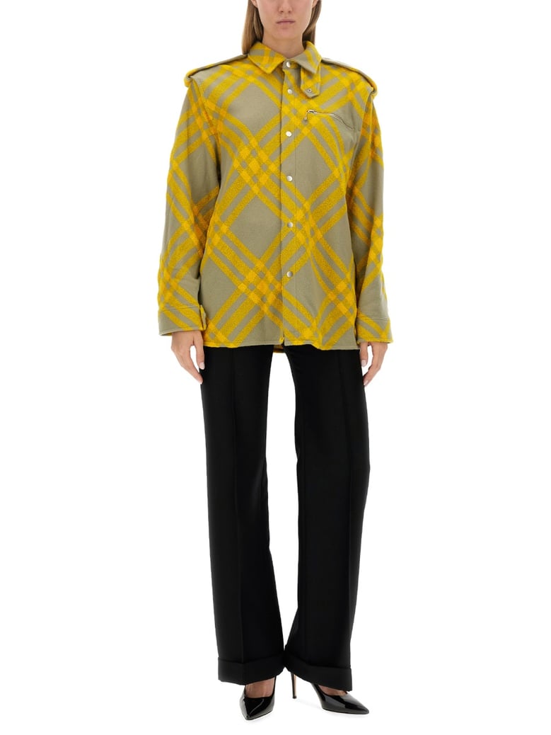 shirt with check pattern by Selfnex