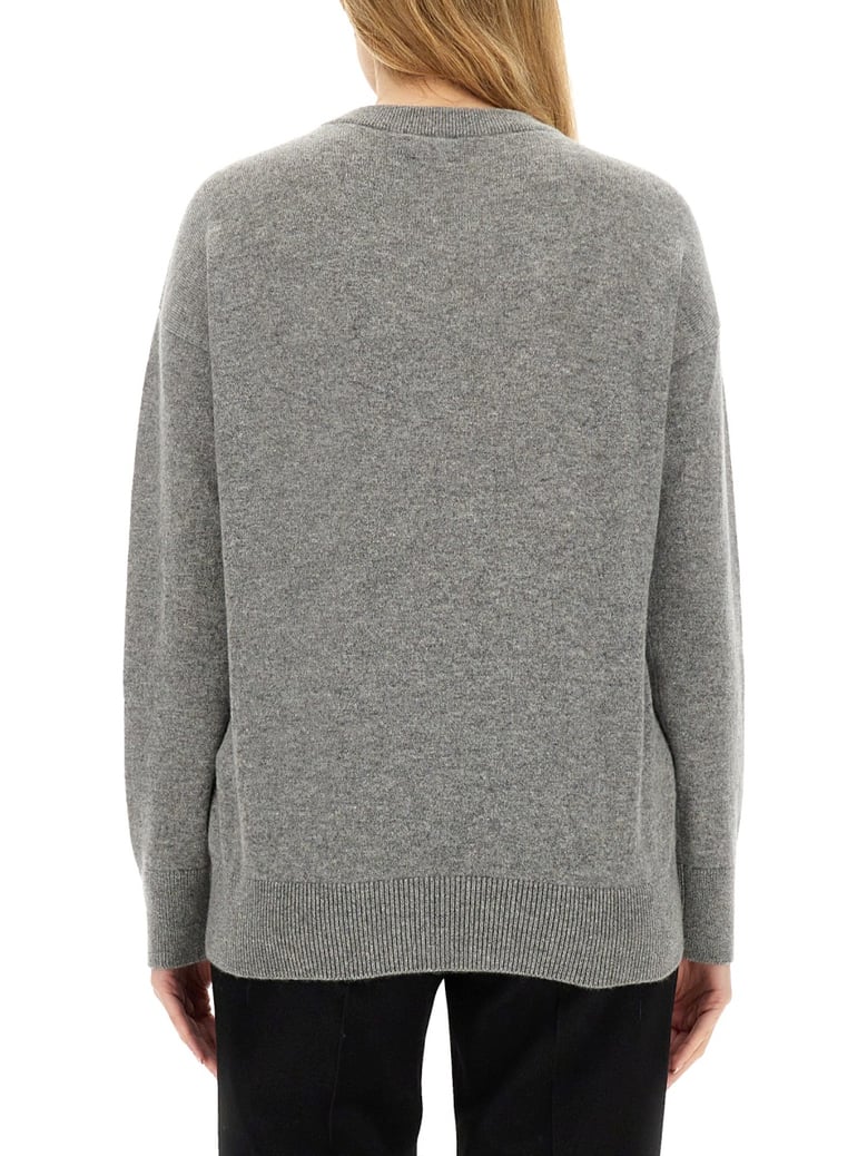 cashmere sweater with kilt pin by Selfnex