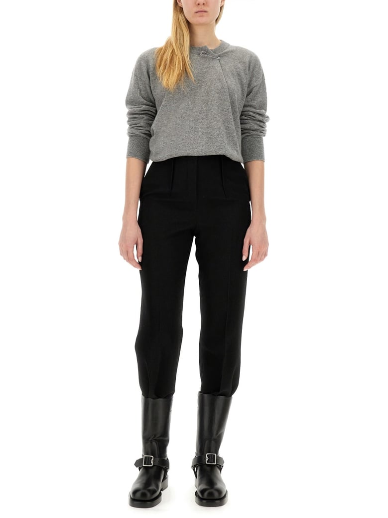 cashmere sweater with kilt pin by Selfnex